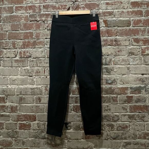 NEW SPANX The Perfect Pant Ankle Sequin Tuxedo Skinny Size Small - Picture 5 of 12